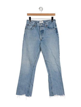 AGOLDE High-Rise Straight Leg Jeans