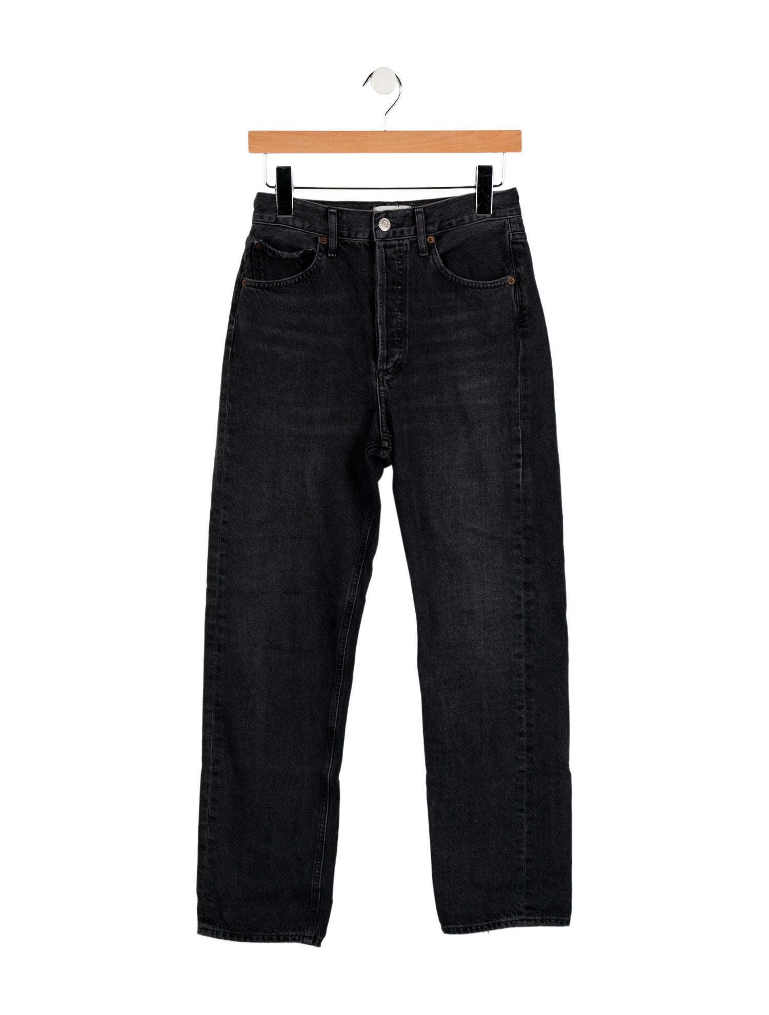 AGOLDE High-Rise Straight Leg Jeans