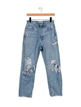 AGOLDE High-Rise Straight Leg Jeans