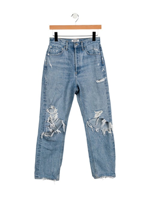 AGOLDE High-Rise Straight Leg Jeans