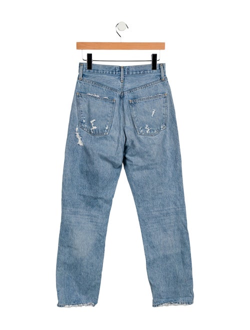 AGOLDE High-Rise Straight Leg Jeans