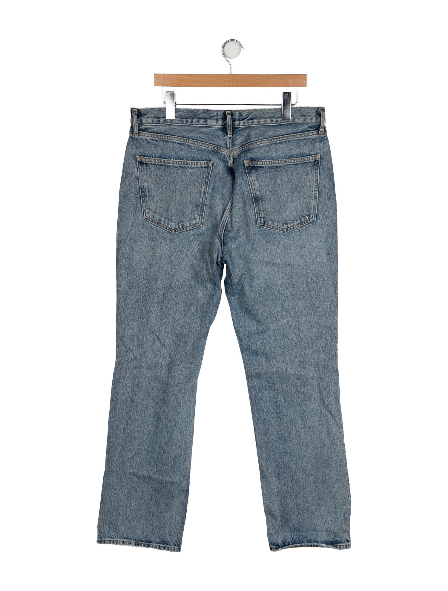 AGOLDE Mid-Rise Wide Leg Jeans