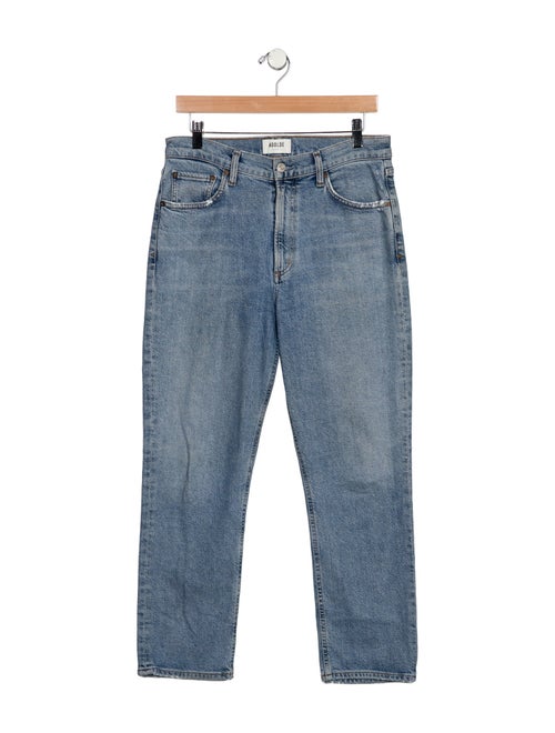 AGOLDE High-Rise Straight Leg Jeans