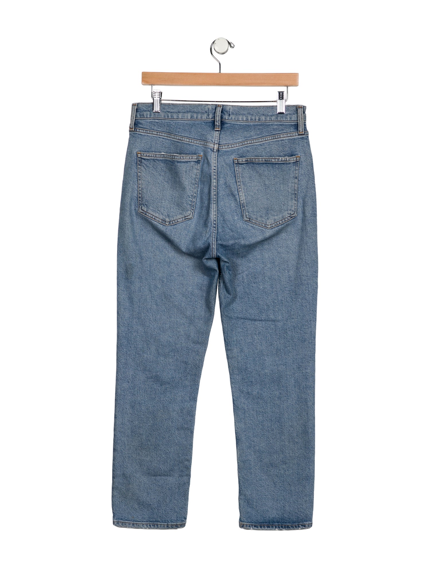 AGOLDE High-Rise Straight Leg Jeans