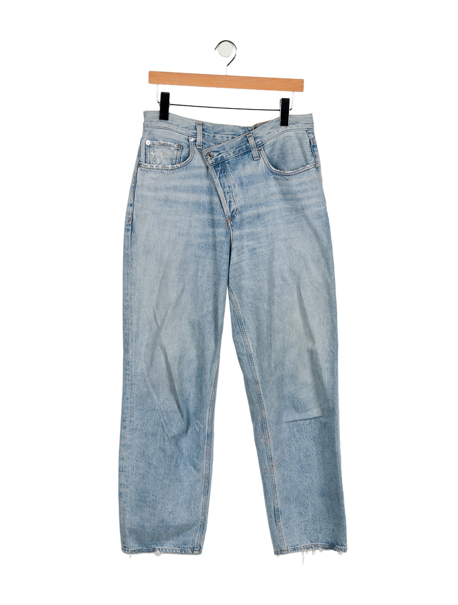 AGOLDE High-Rise Straight Leg Jeans