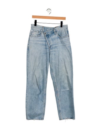 AGOLDE High-Rise Straight Leg Jeans