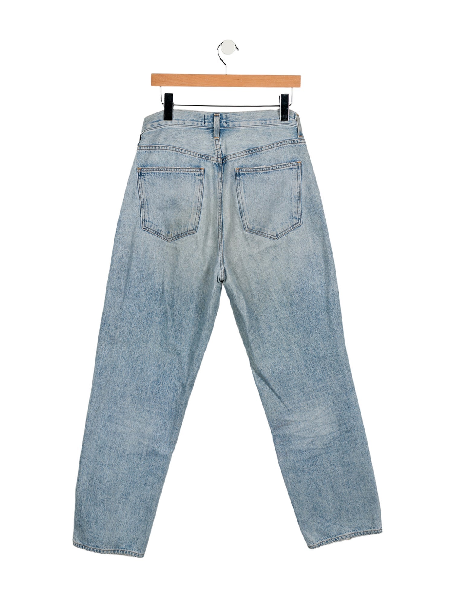 AGOLDE High-Rise Straight Leg Jeans