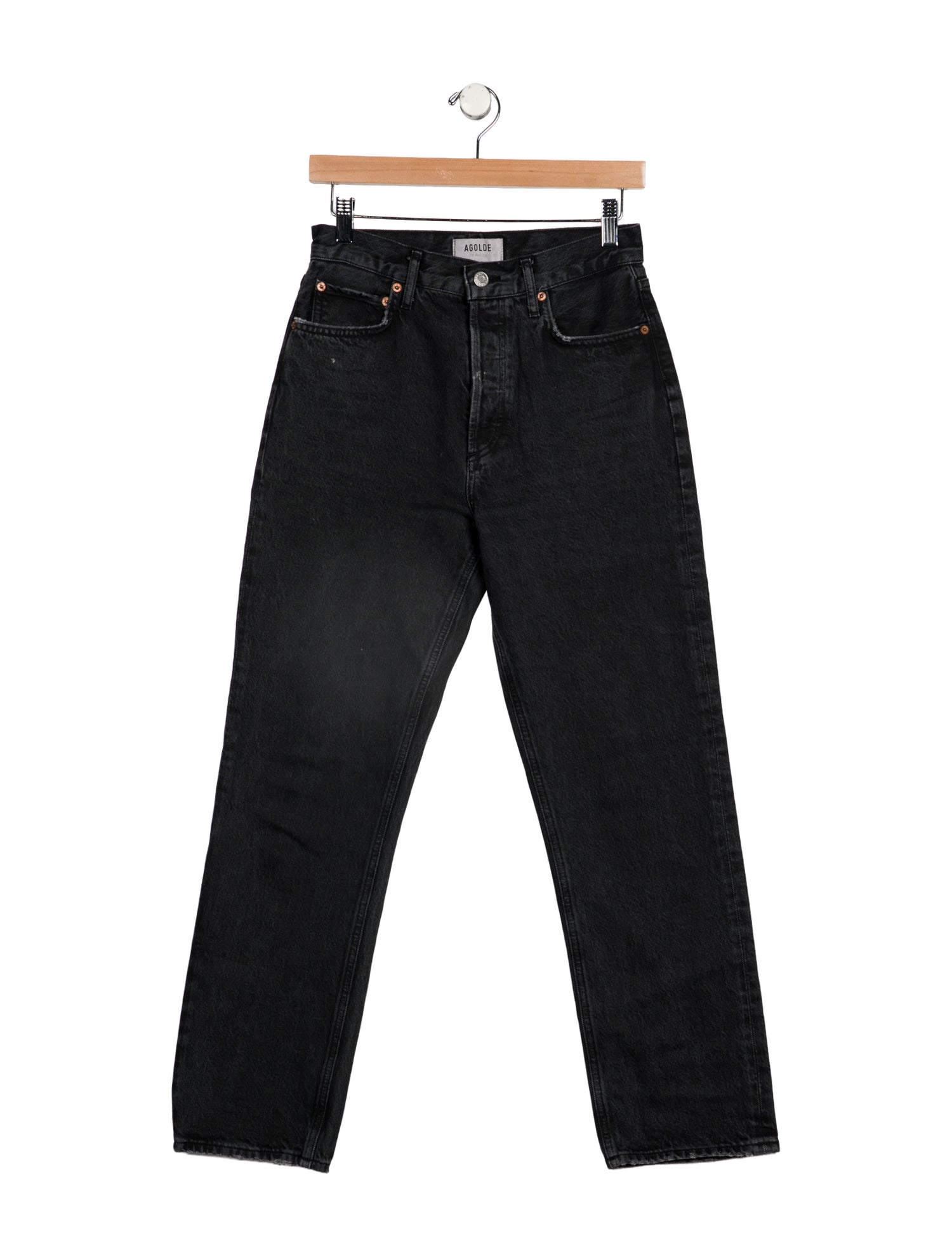 AGOLDE High-Rise Straight Leg Jeans