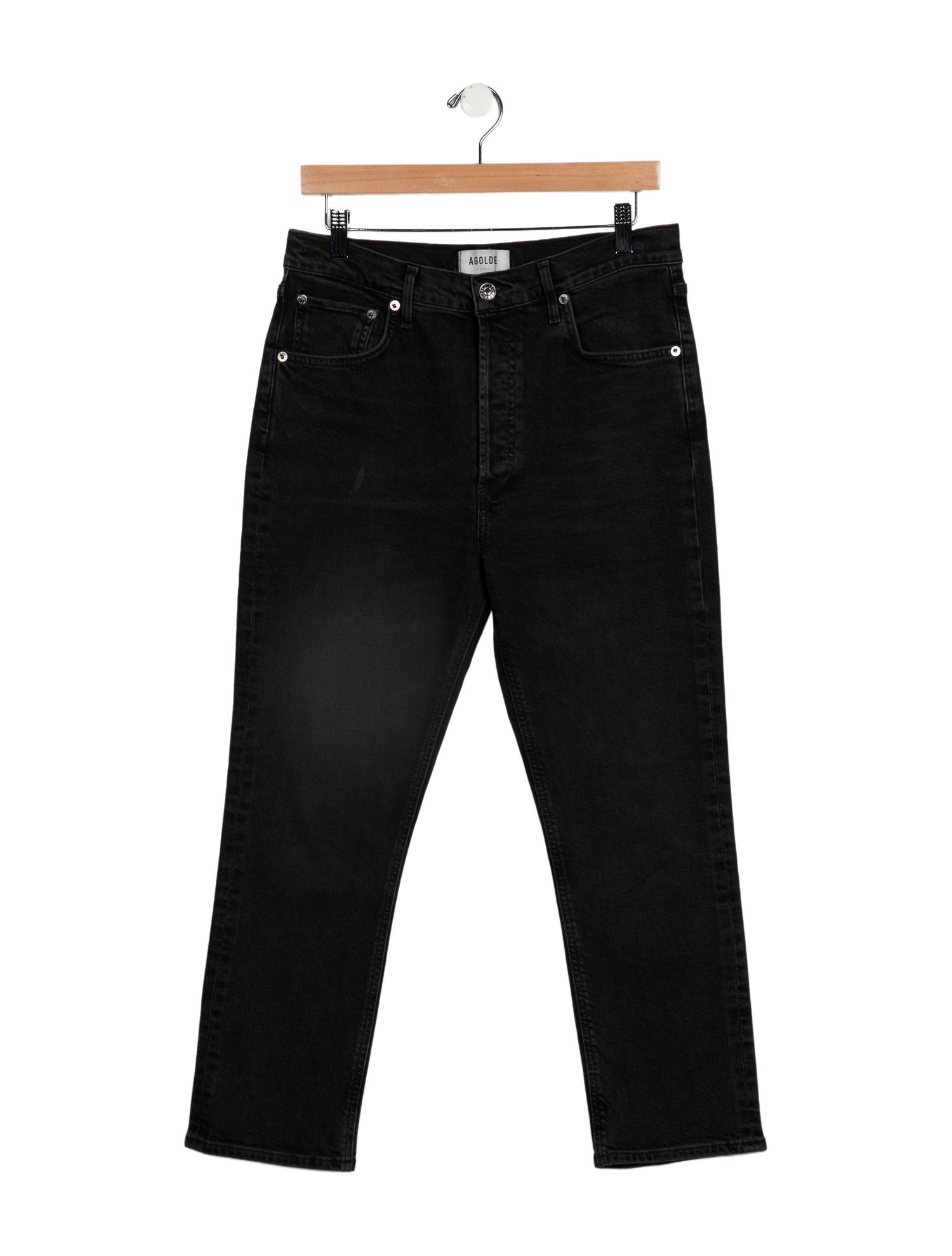 AGOLDE High-Rise Straight Leg Jeans