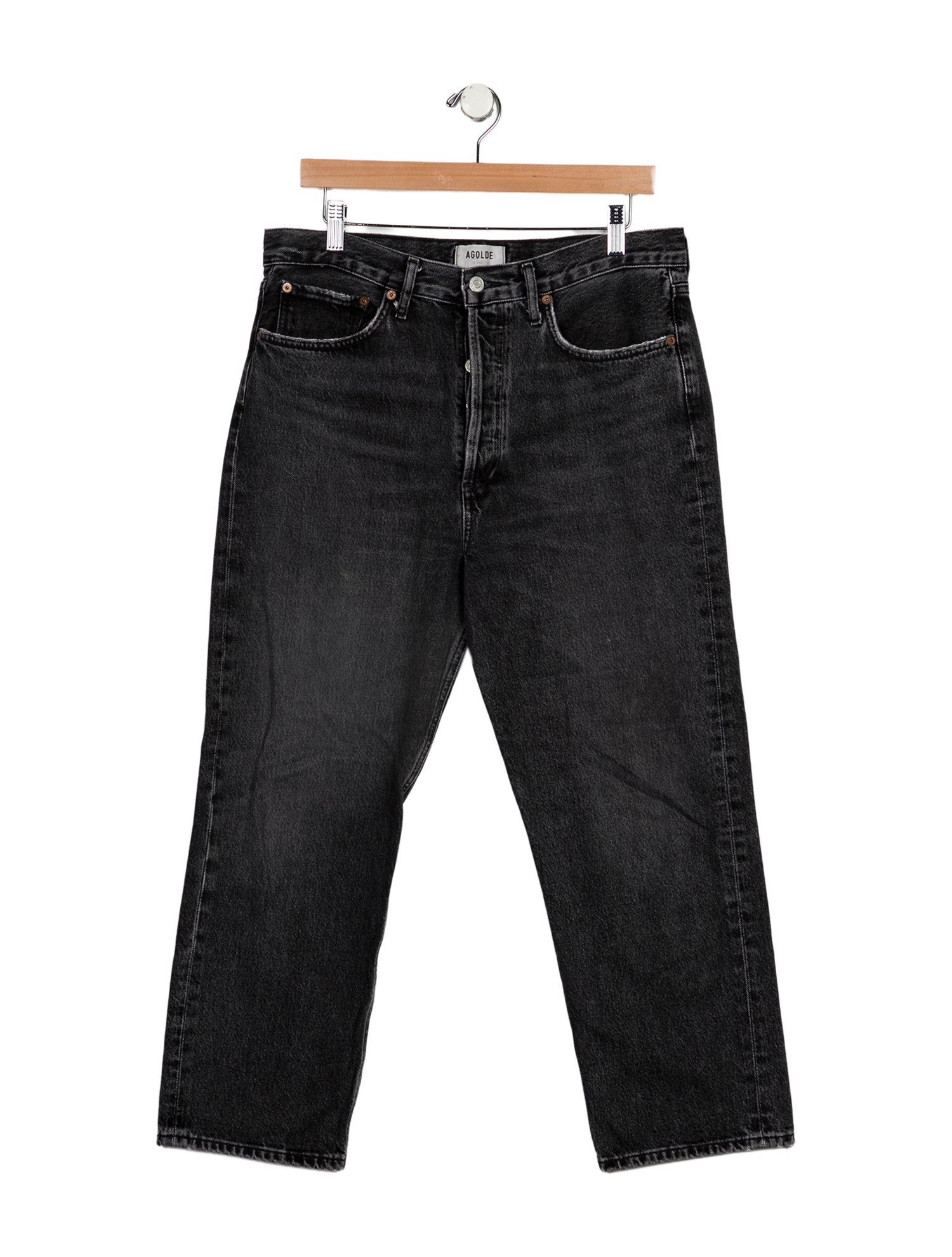 AGOLDE High-Rise Straight Leg Jeans