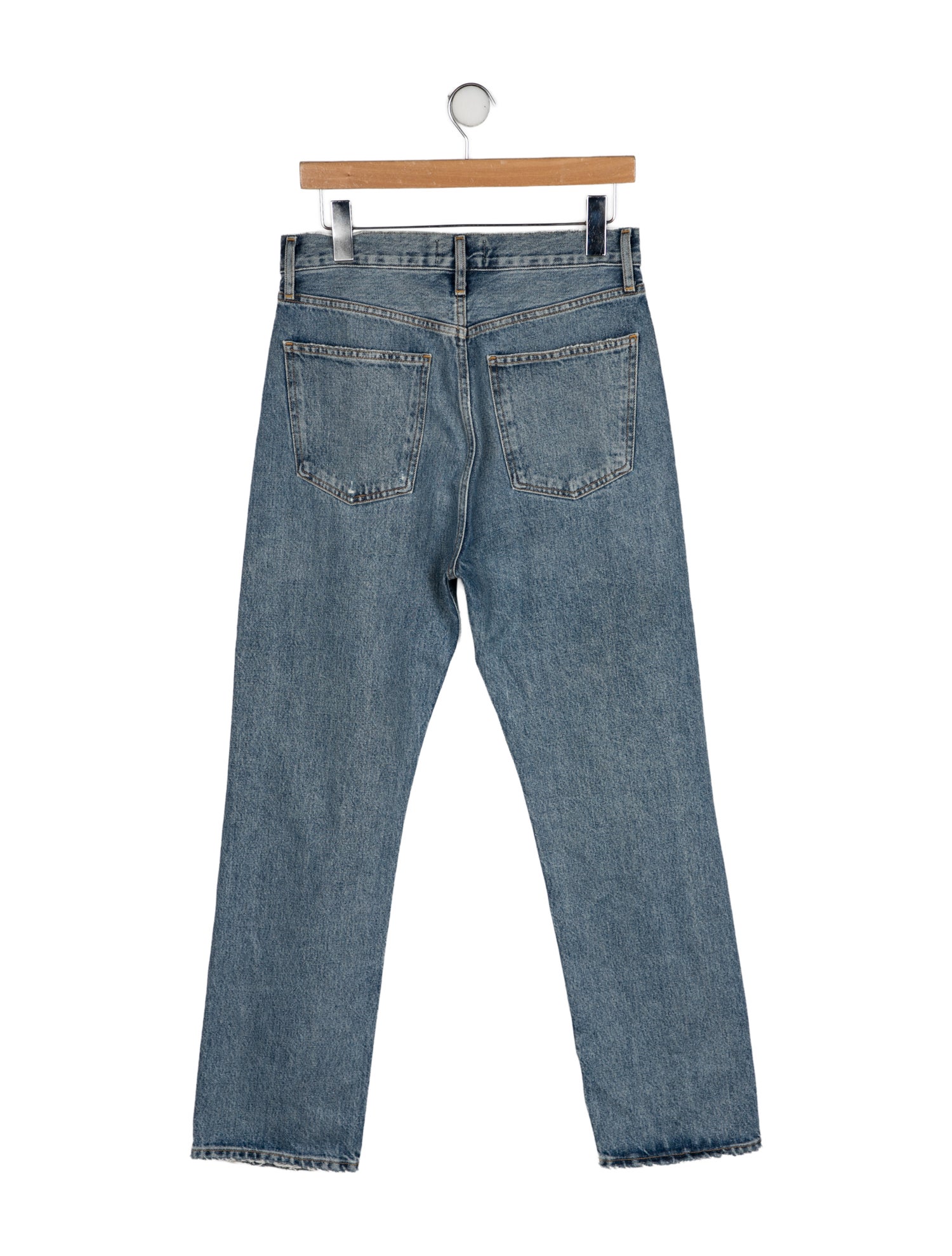AGOLDE High-Rise Straight Leg Jeans