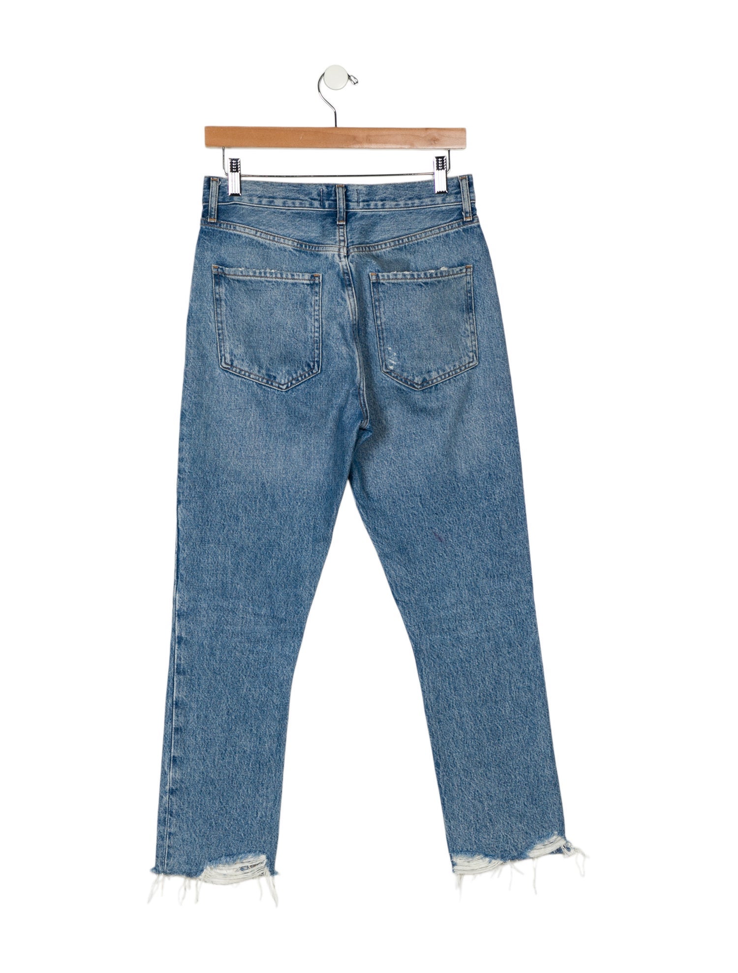 AGOLDE High-Rise Straight Leg Jeans