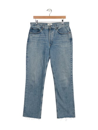 AGOLDE High-Rise Straight Leg Jeans