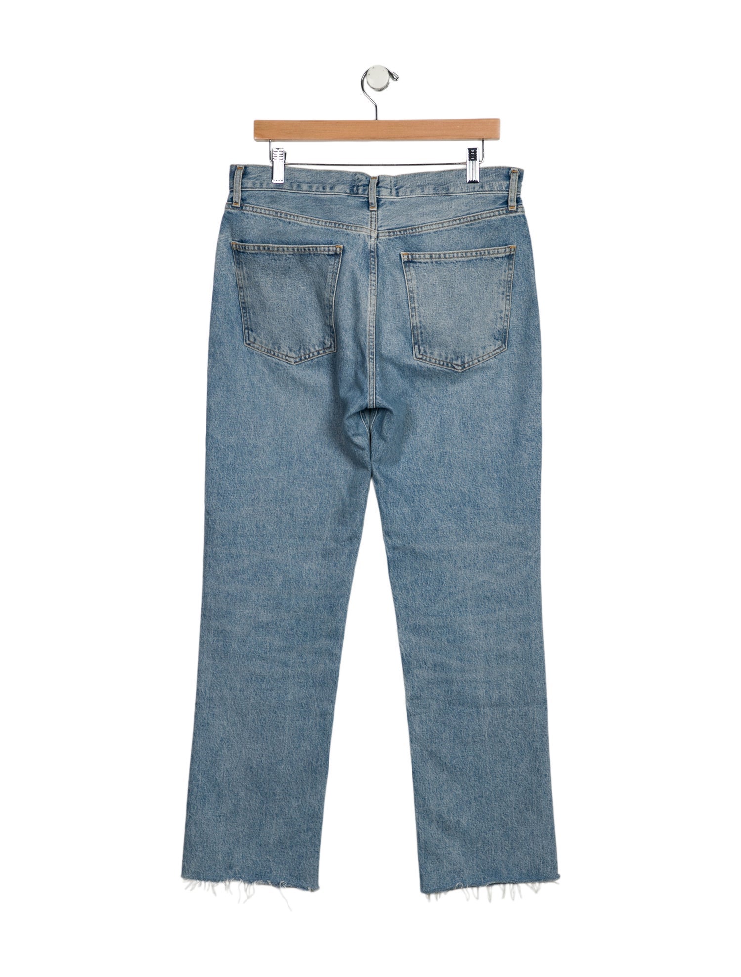 AGOLDE High-Rise Straight Leg Jeans