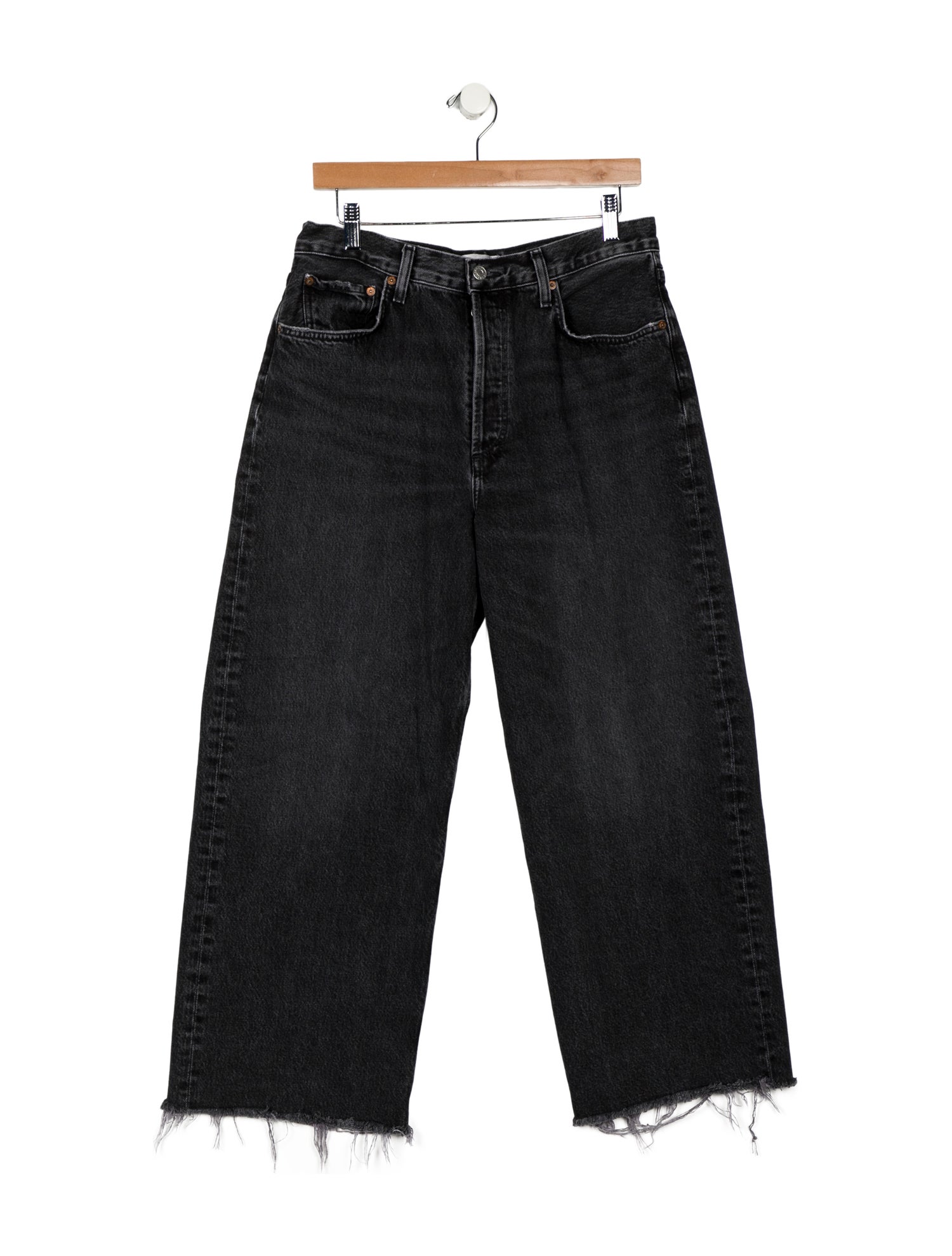 AGOLDE Mid-Rise Wide Leg Jeans