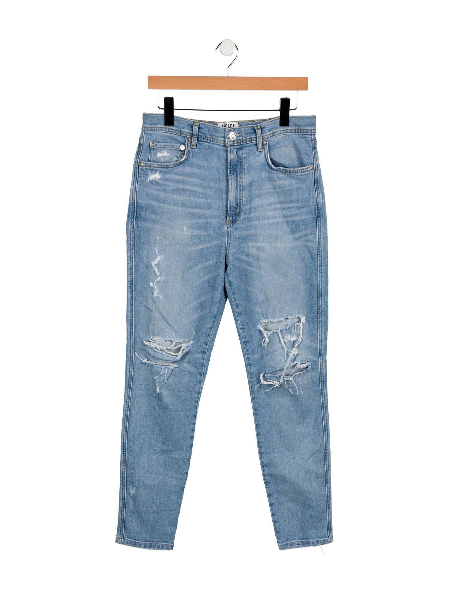 AGOLDE High-Rise Skinny Leg Jeans