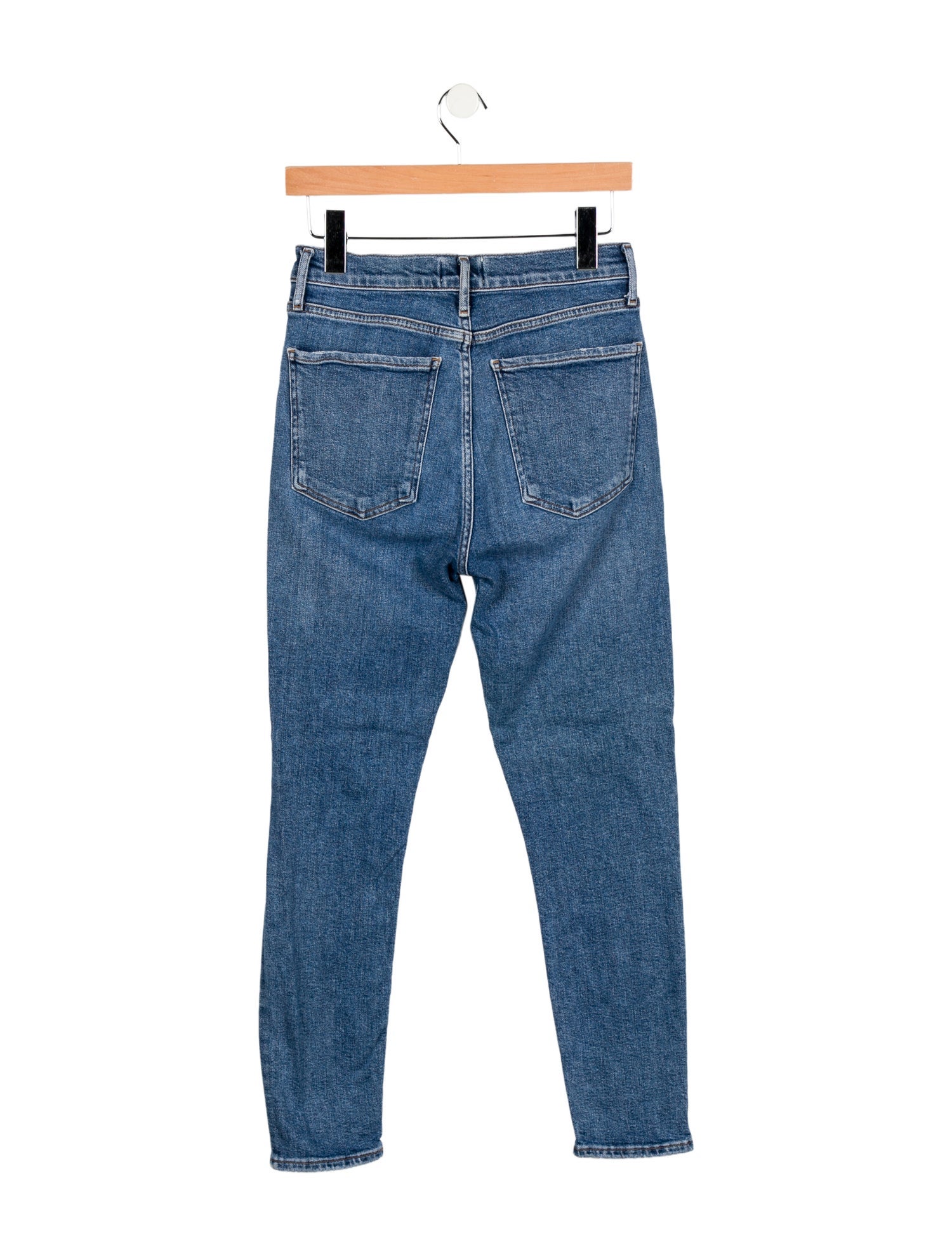 AGOLDE Mid-Rise Skinny Leg Jeans