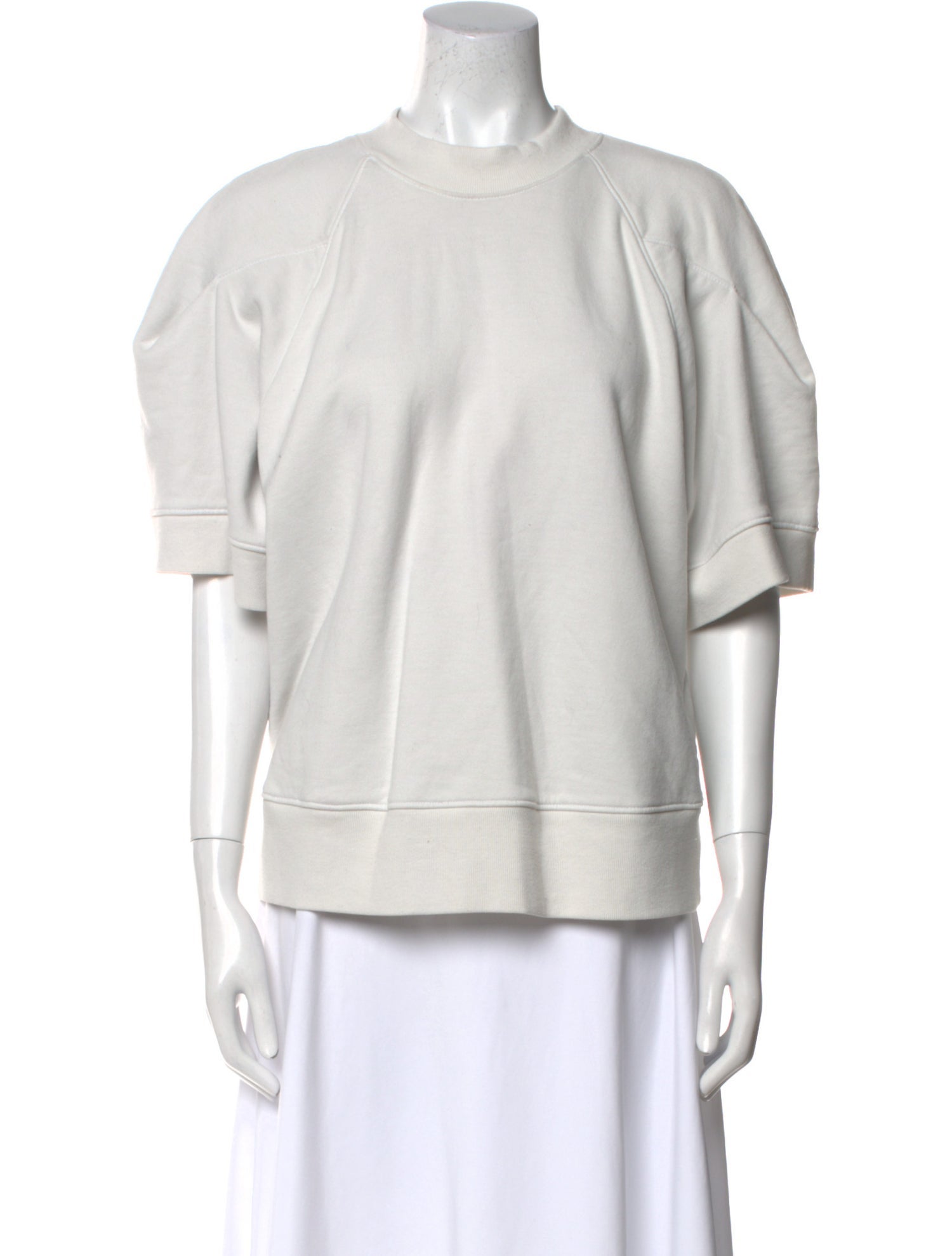 AGOLDE Crew Neck Short Sleeve Sweatshirt