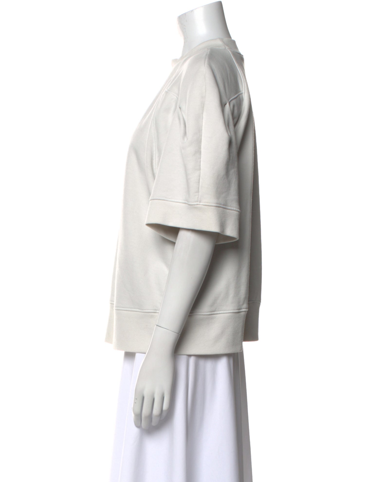 AGOLDE Crew Neck Short Sleeve Sweatshirt