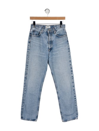 AGOLDE High-Rise Straight Leg Jeans