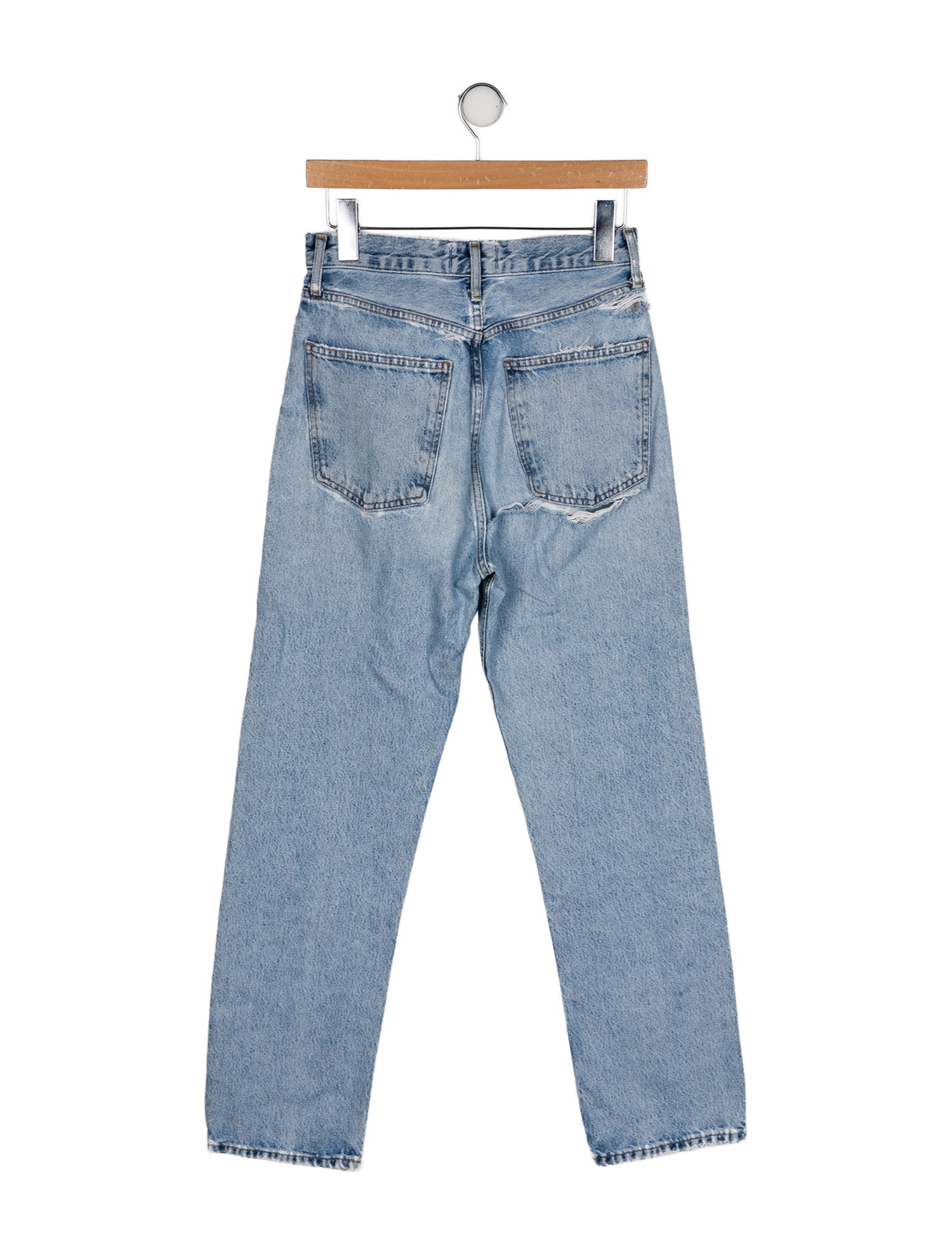 AGOLDE High-Rise Straight Leg Jeans