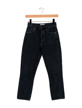 AGOLDE Mid-Rise Straight Leg Jeans
