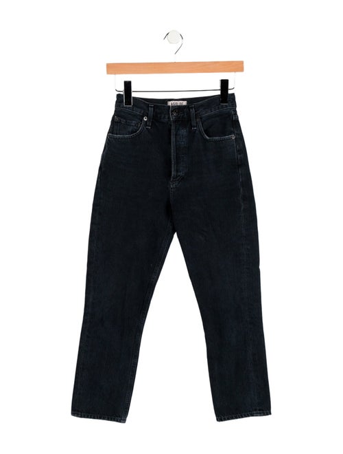 AGOLDE Mid-Rise Straight Leg Jeans
