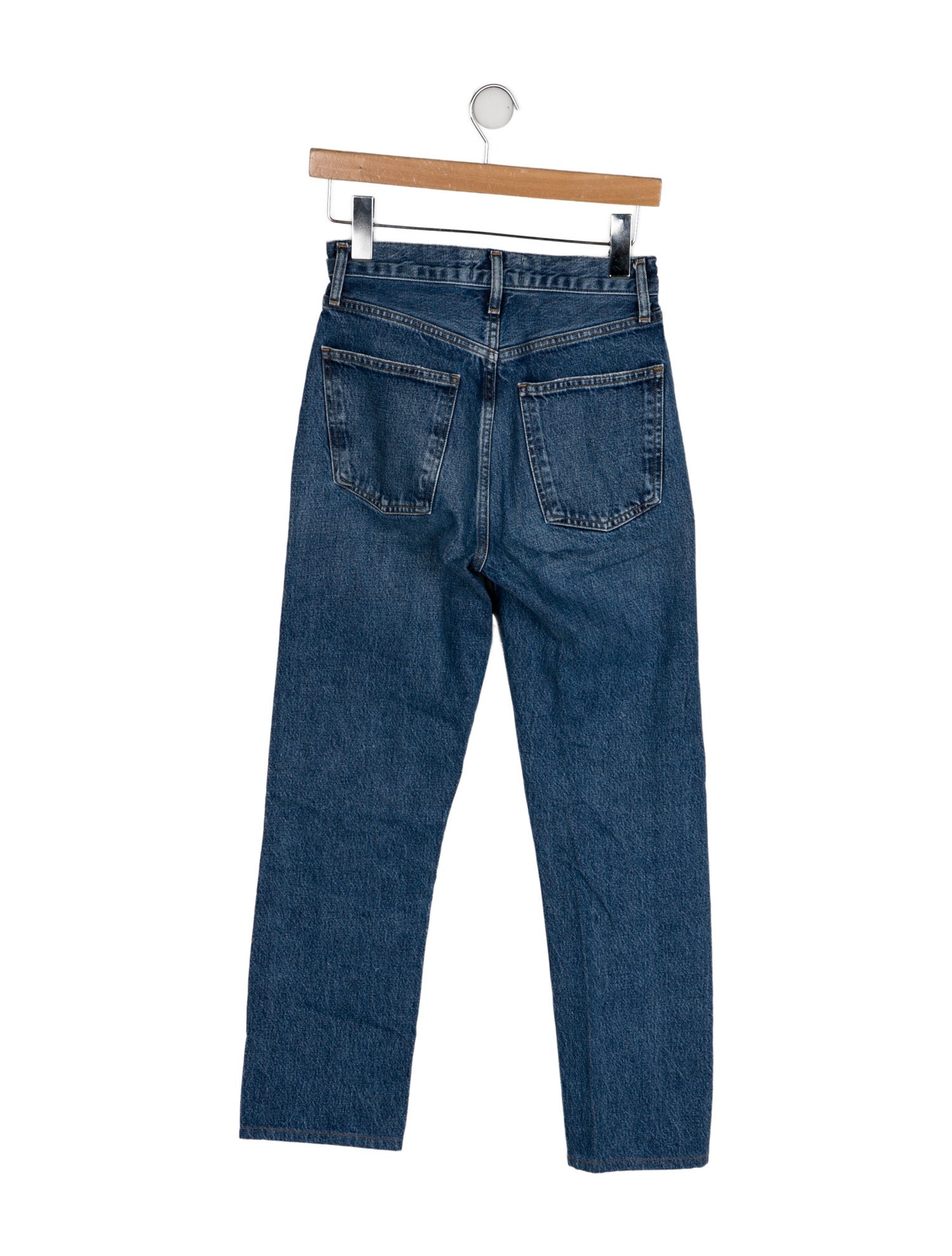 AGOLDE High-Rise Straight Leg Jeans