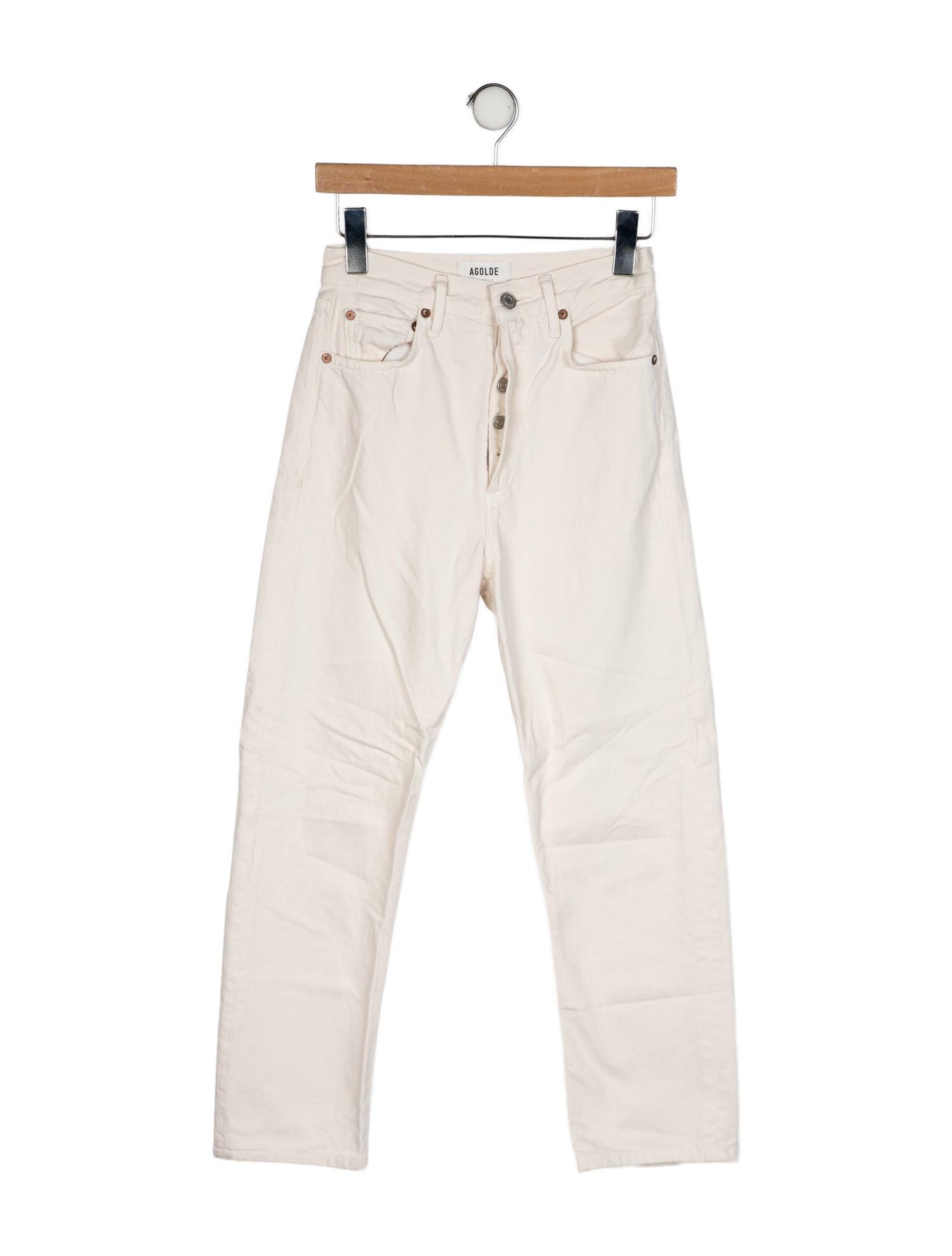 AGOLDE High-Rise Straight Leg Jeans