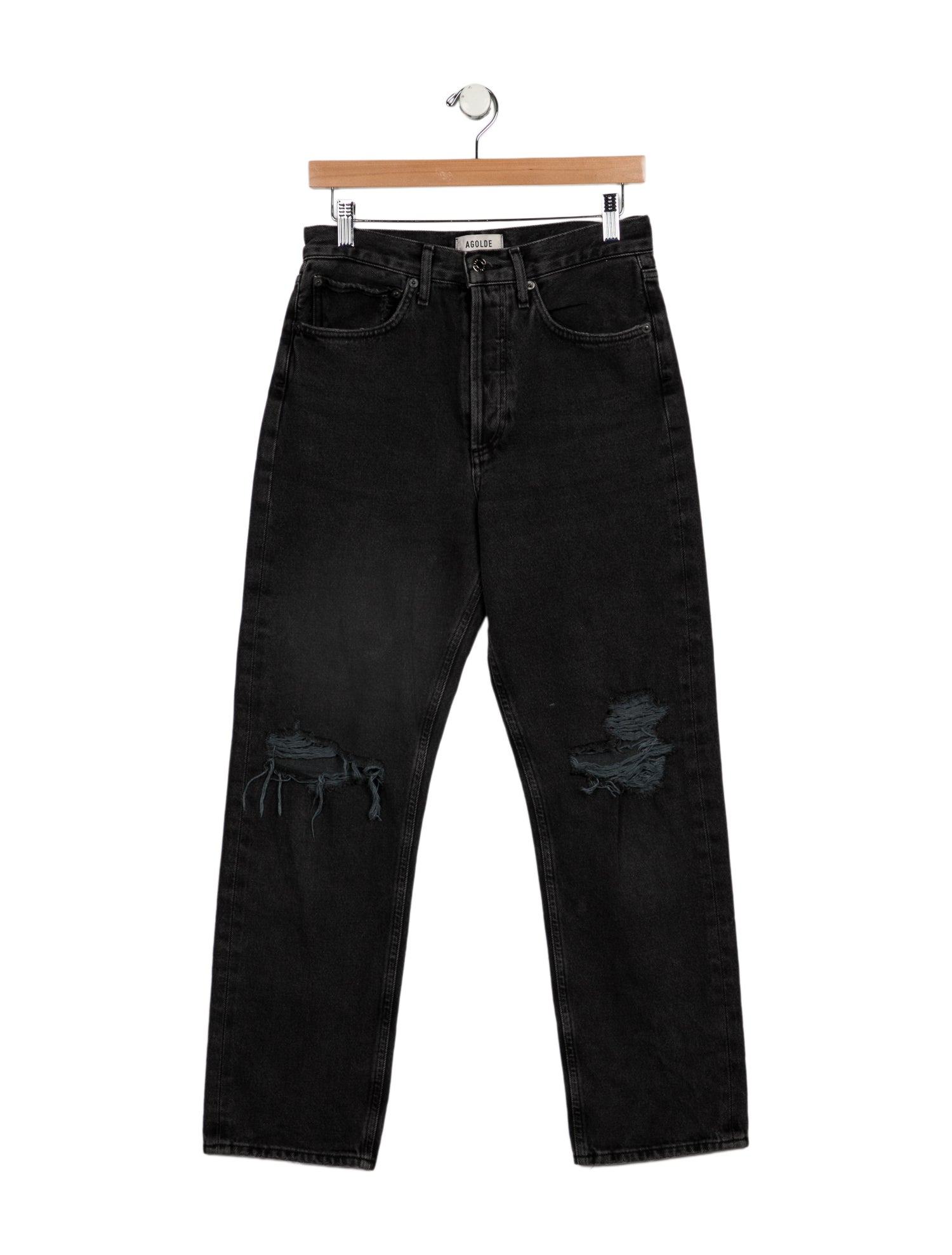 AGOLDE High-Rise Straight Leg Jeans