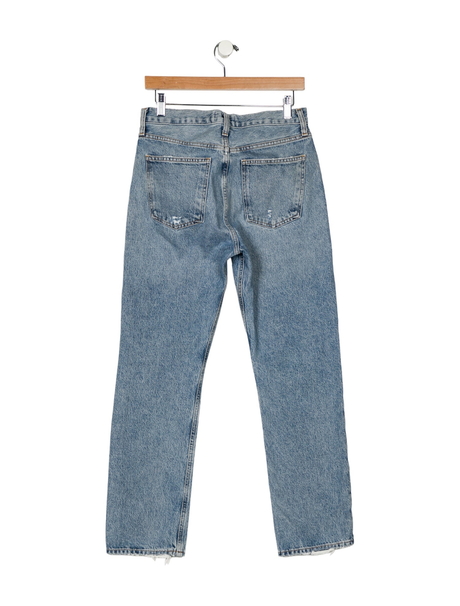 AGOLDE High-Rise Straight Leg Jeans