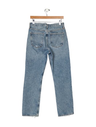 AGOLDE High-Rise Straight Leg Jeans