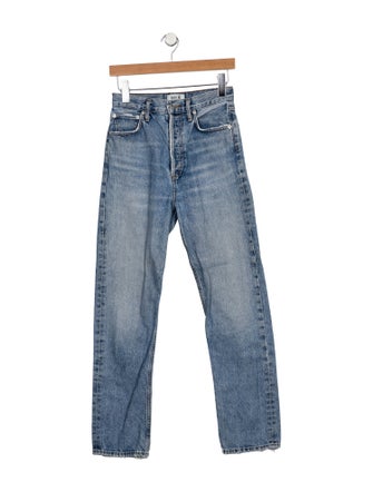 AGOLDE High-Rise Straight Leg Jeans