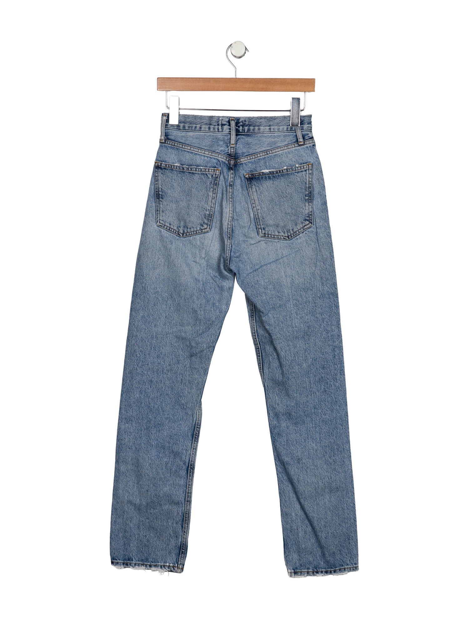 AGOLDE High-Rise Straight Leg Jeans