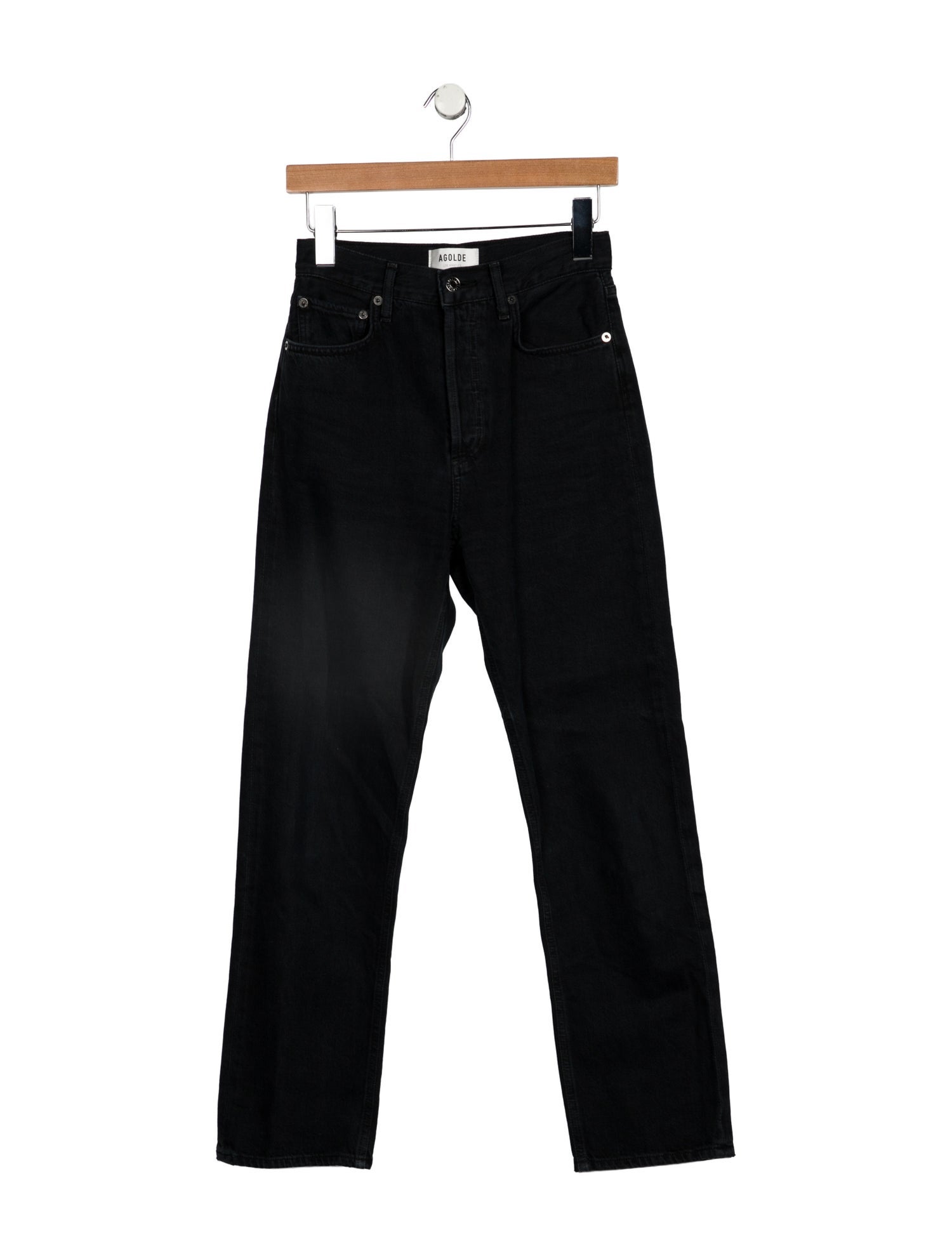AGOLDE Mid-Rise Straight Leg Jeans