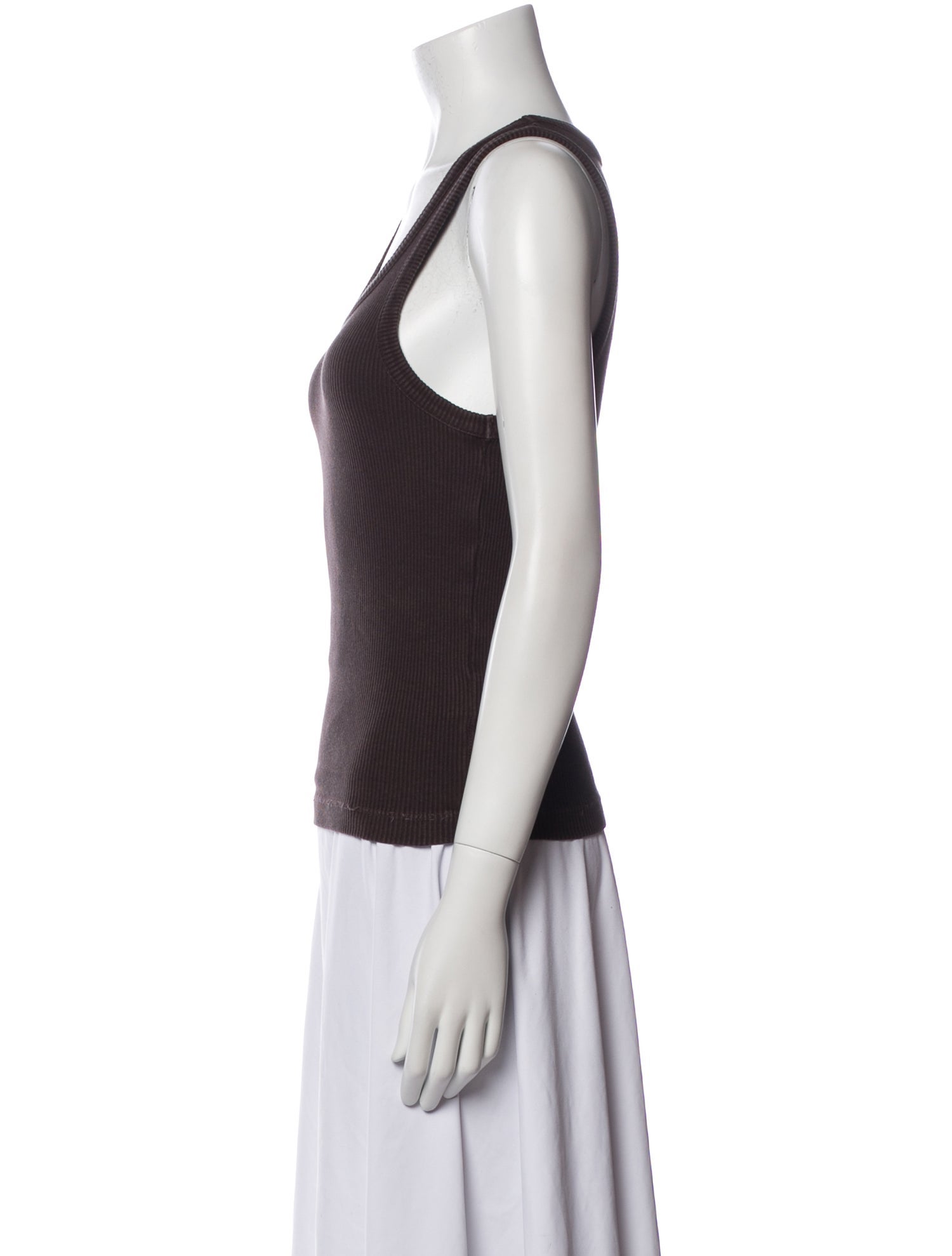 AGOLDE Scoop Neck Sleeveless Top