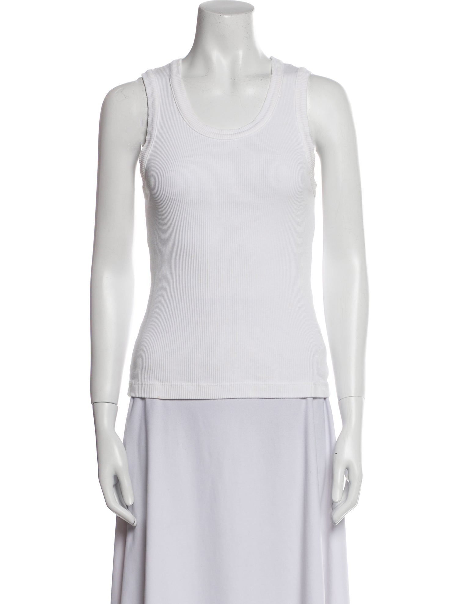 AGOLDE Scoop Neck Sleeveless Top