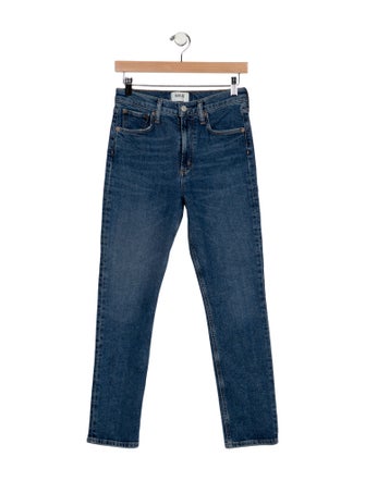 AGOLDE Mid-Rise Straight Leg Jeans