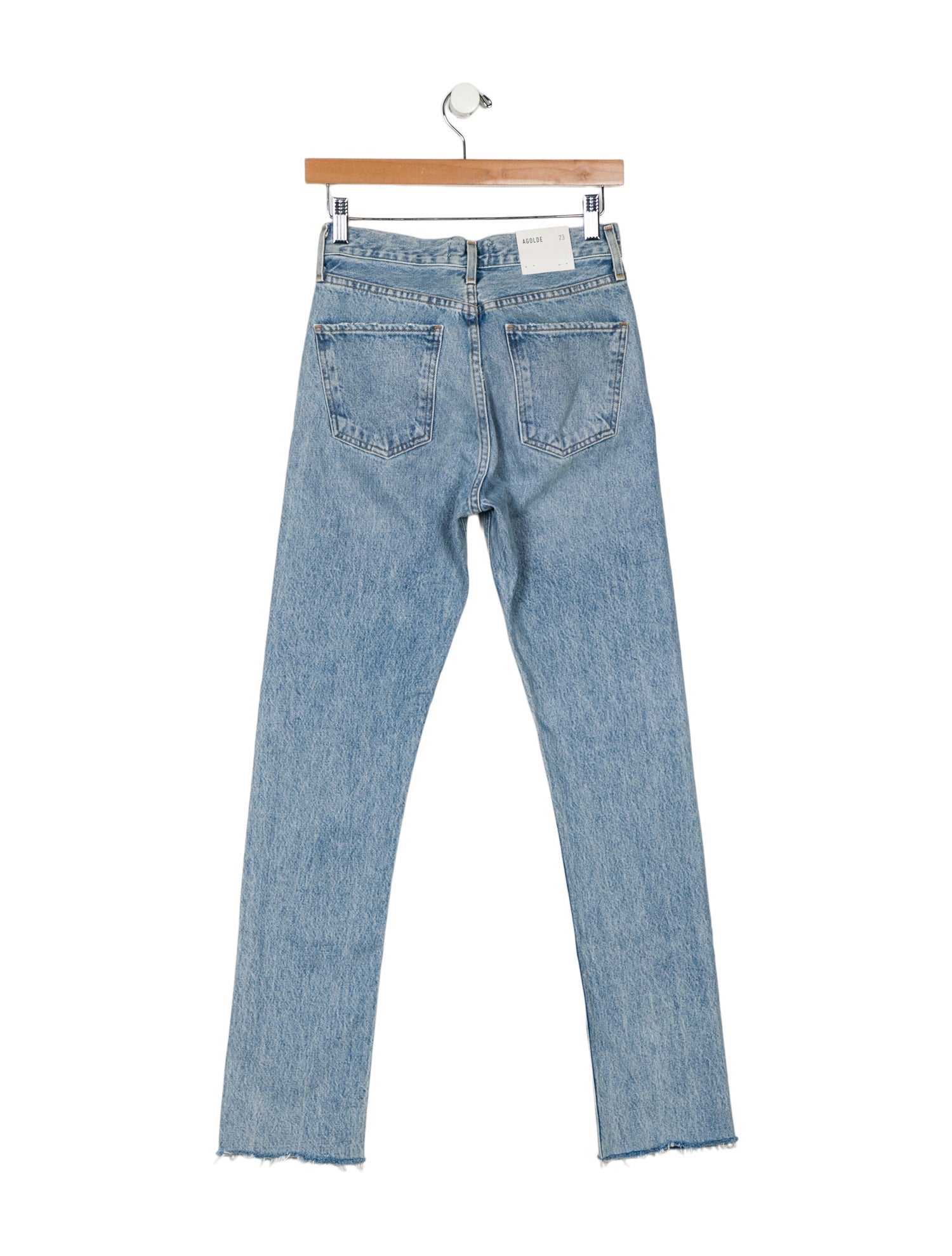 AGOLDE High-Rise Straight Leg Jeans