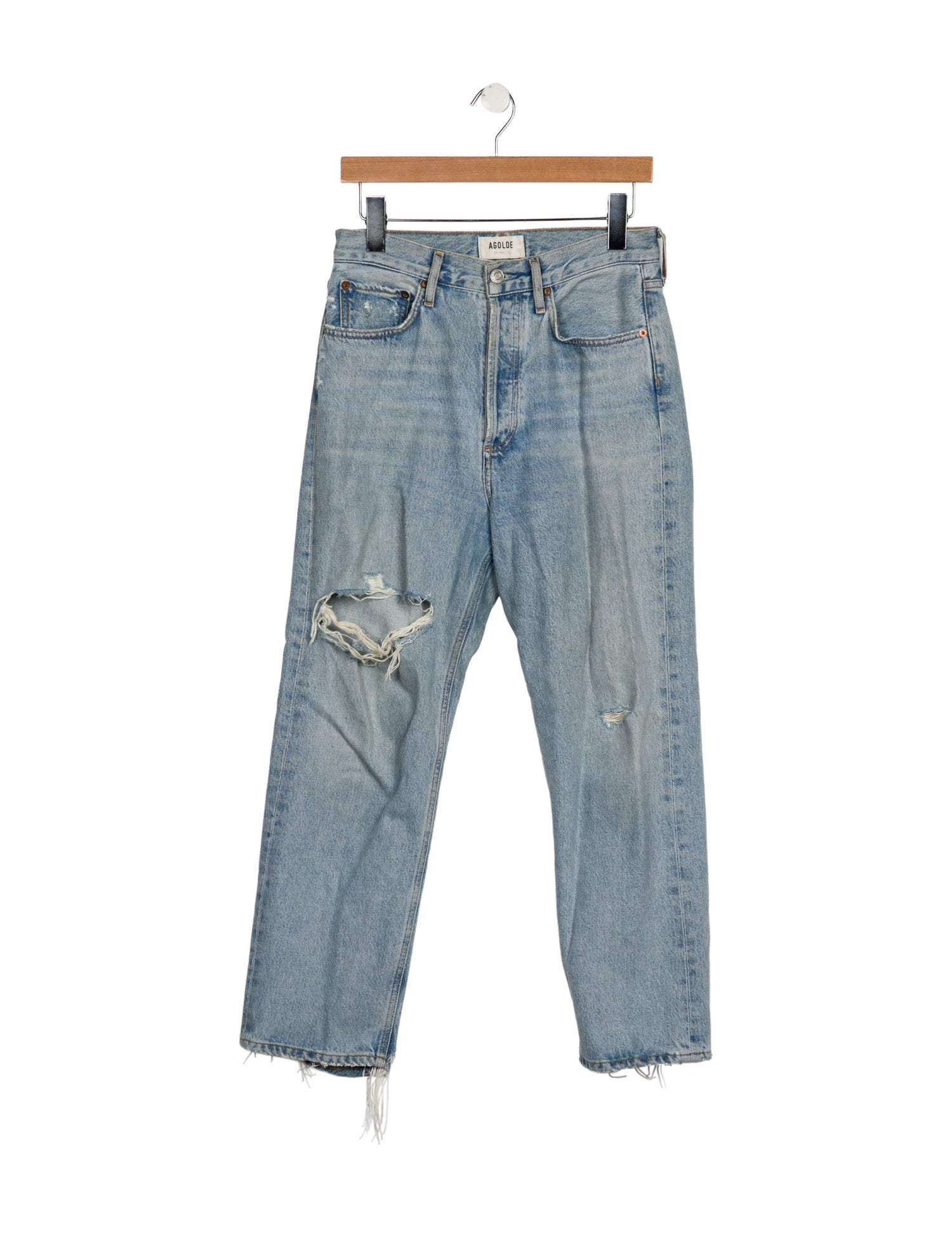 AGOLDE High-Rise Straight Leg Jeans