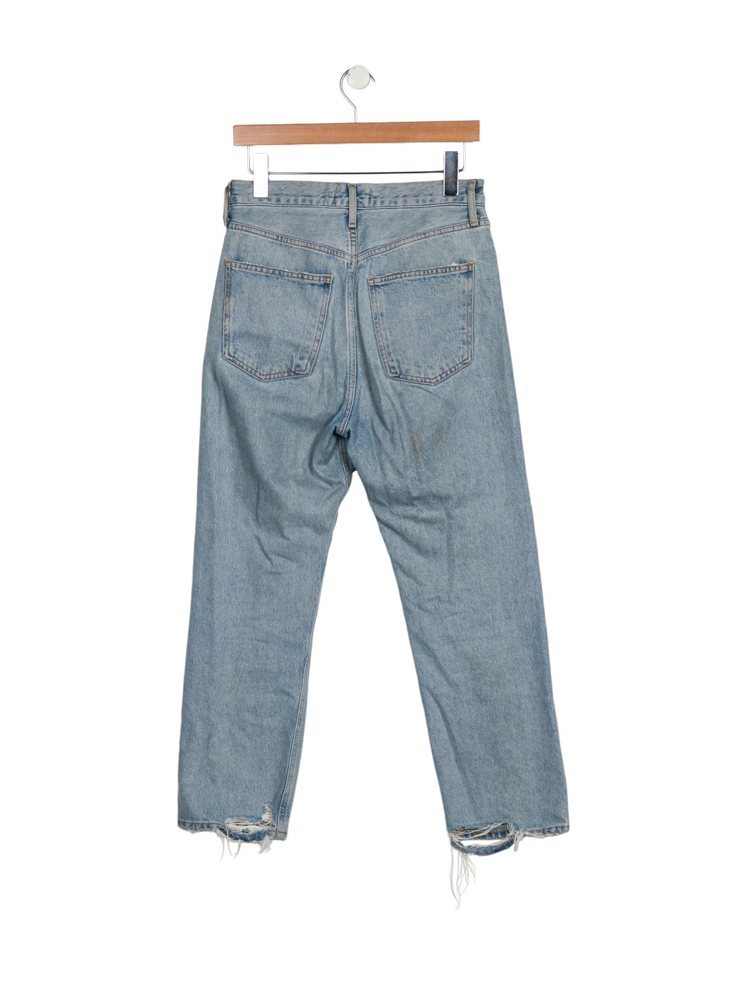 AGOLDE High-Rise Straight Leg Jeans