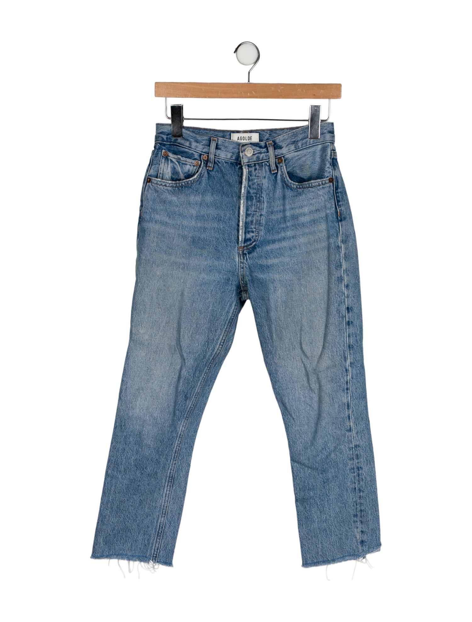 AGOLDE Mid-Rise Skinny Leg Jeans