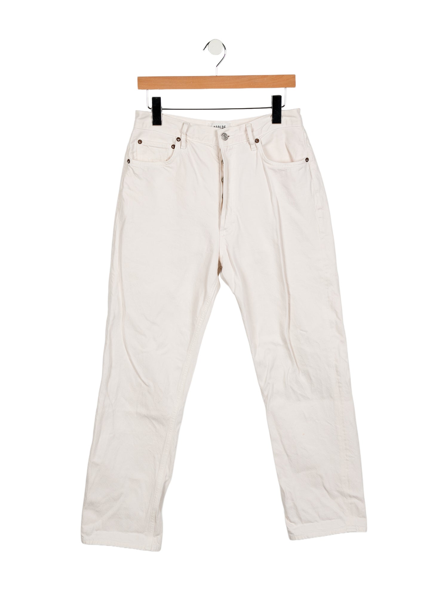 AGOLDE High-Rise Straight Leg Jeans