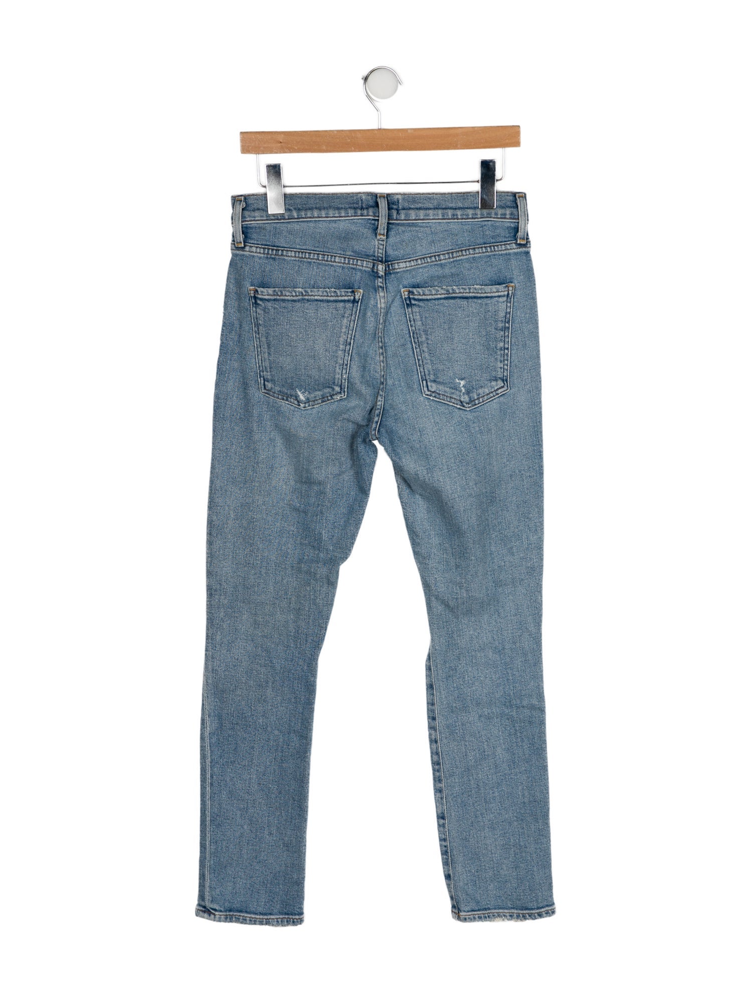 AGOLDE Mid-Rise Skinny Leg Jeans