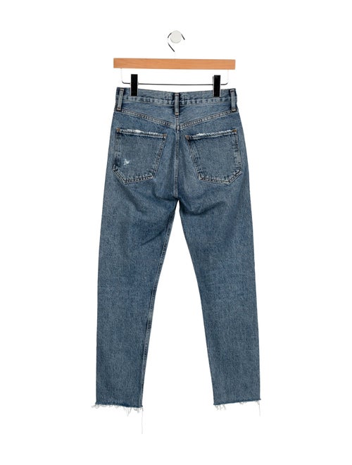 AGOLDE Mid-Rise Skinny Leg Jeans