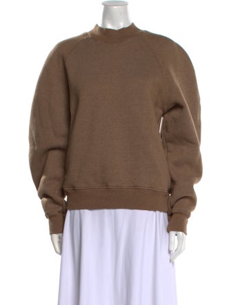 AGOLDE Mock Neck Long Sleeve Sweatshirt