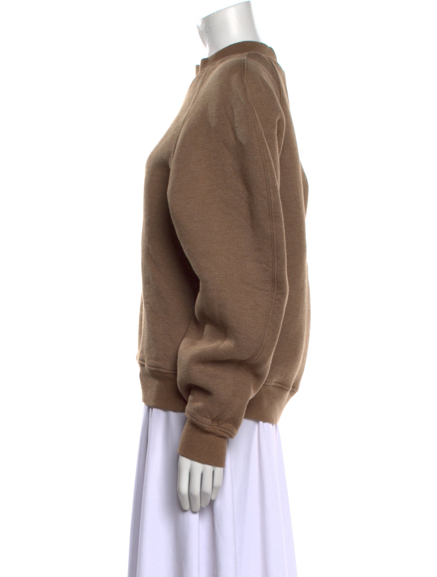 AGOLDE Mock Neck Long Sleeve Sweatshirt