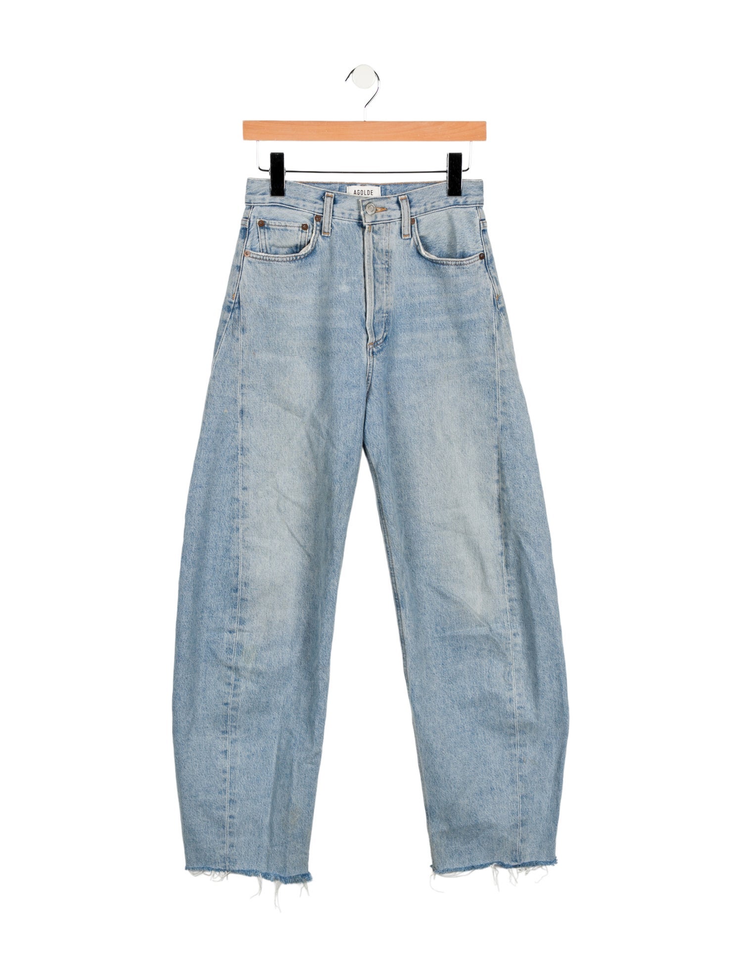 AGOLDE High-Rise Straight Leg Jeans
