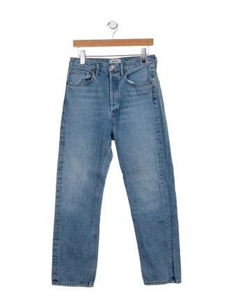 AGOLDE High-Rise Straight Leg Jeans