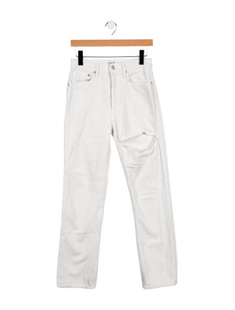 AGOLDE High-Rise Straight Leg Jeans
